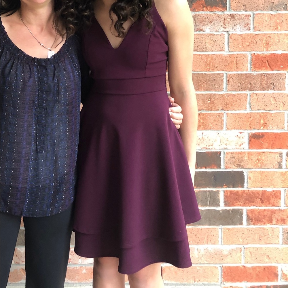 Eclipse maroon dress